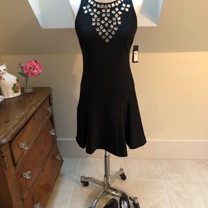 GUESS M - NWT! Black and diamond party dress